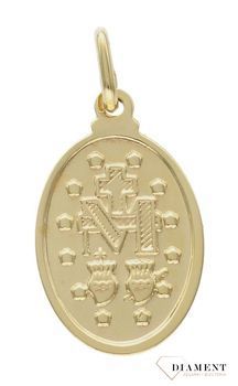 Złota zawieszka 375 'Cudowny Medalik' Maryja Niepokalanaa ZA 1533B 375 (2).jpg